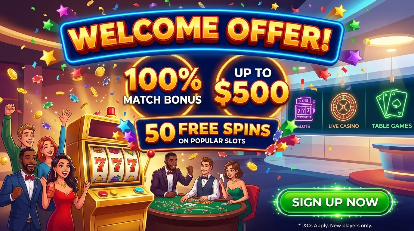 Velkomsttilbud 500 casino